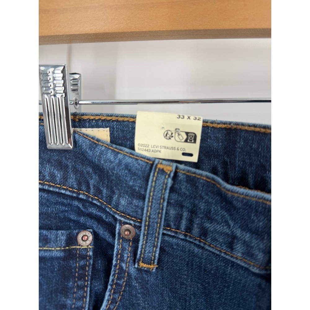 Levi's 728 High-Rise Wide Leg Women 33 Blue Vintage Stretch Denim - Picture 4 of 11